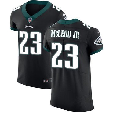 Nike Eagles #23 Rodney McLeod Jr Black Alternate Men's Stitched NFL Vapor Untouchable Elite Jersey Nike Eagles #23 Rodney McLeod Jr Black Alternate Men's Stitched NFL Vapor Untouchable Elite Jersey