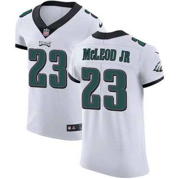 Nike Eagles #23 Rodney McLeod Jr White Men's Stitched NFL Vapor Untouchable Elite Jersey Nike Eagles #23 Rodney McLeod Jr White Men's Stitched NFL Vapor Untouchable Elite Jersey
