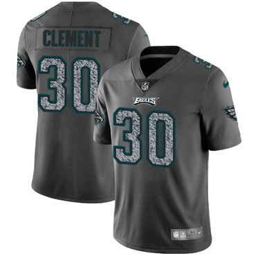 Nike Eagles #30 Corey Clement Gray Static Men's NFL Vapor Untouchable Game Jersey