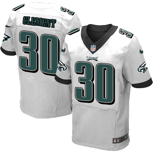 Nike Eagles #30 Corey Clement White Men's Stitched NFL New Elite Jersey