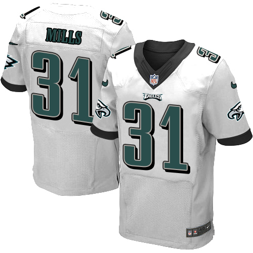 Nike Eagles #31 Jalen Mills White Men's Stitched NFL New Elite Jersey