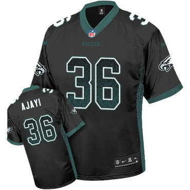Nike Eagles #36 Jay Ajayi Black Alternate Men's Stitched NFL Elite Drift Fashion Jersey Nike Eagles #36 Jay Ajayi Black Alternate Men's Stitched NFL Elite Drift Fashion Jersey