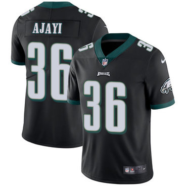 Nike Eagles #36 Jay Ajayi Black Alternate Men's Stitched NFL Vapor Untouchable Limited Jersey