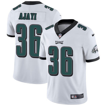 Nike Eagles #36 Jay Ajayi White Men's Stitched NFL Vapor Untouchable Limited Jersey