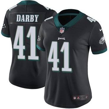 Nike Eagles #41 Ronald Darby Black Alternate Women's Stitched NFL Vapor Untouchable Limited Jersey