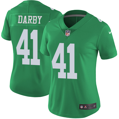 Nike Eagles #41 Ronald Darby Green Women's Stitched NFL Limited Rush Jersey