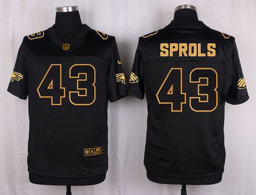 Nike Eagles #43 Darren Sproles Black Men's Stitched NFL Elite Pro Line Gold Collection Jersey Nike Eagles #43 Darren Sproles Black Men's Stitched NFL Elite Pro Line Gold Collection Jersey
