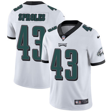 Nike Eagles #43 Darren Sproles White Men's Stitched NFL Vapor Untouchable Limited Jersey Nike Eagles #43 Darren Sproles White Men's Stitched NFL Vapor Untouchable Limited Jersey