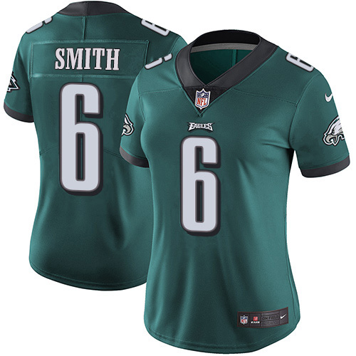 Nike Eagles #6 DeVonta Smith Green Team Color Women's Stitched NFL Vapor Untouchable Limited Jersey Nike Eagles #6 DeVonta Smith Green Team Color Women's Stitched NFL Vapor Untouchable Limited Jersey