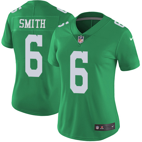 Nike Eagles #6 DeVonta Smith Green Women's Stitched NFL Limited Rush Jersey Nike Eagles #6 DeVonta Smith Green Women's Stitched NFL Limited Rush Jersey