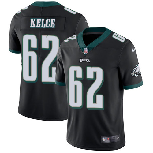 Nike Eagles #62 Jason Kelce Black Alternate Men's Stitched NFL Vapor Untouchable Limited Jersey Nike Eagles #62 Jason Kelce Black Alternate Men's Stitched NFL Vapor Untouchable Limited Jersey