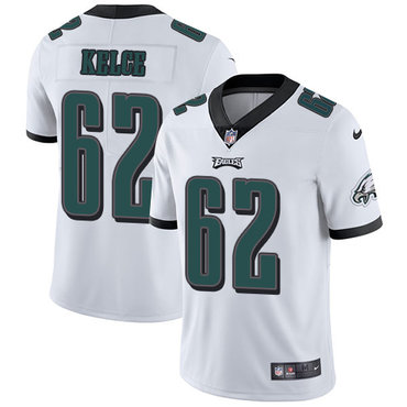 Nike Eagles #62 Jason Kelce White Men's Stitched NFL Vapor Untouchable Limited Jersey Nike Eagles #62 Jason Kelce White Men's Stitched NFL Vapor Untouchable Limited Jersey