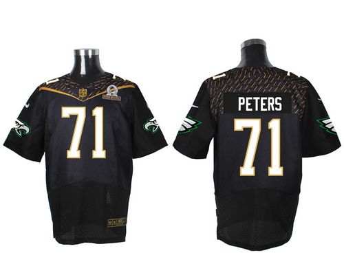 Nike Eagles #71 Jason Peters Black 2016 Pro Bowl Men's Stitched NFL Elite Jersey Nike Eagles #71 Jason Peters Black 2016 Pro Bowl Men's Stitched NFL Elite Jersey