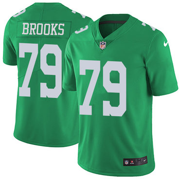 Nike Eagles #79 Brandon Brooks Green Men's Stitched NFL Limited Rush Jersey Nike Eagles #79 Brandon Brooks Green Men's Stitched NFL Limited Rush Jersey