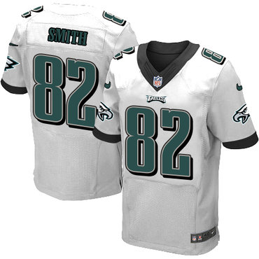 Nike Eagles #82 Torrey Smith White Men's Stitched NFL New Elite Jersey
