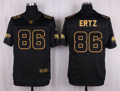 Nike Eagles #86 Zach Ertz Black Men's Stitched NFL Elite Pro Line Gold Collection Jersey Nike Eagles #86 Zach Ertz Black Men's Stitched NFL Elite Pro Line Gold Collection Jersey