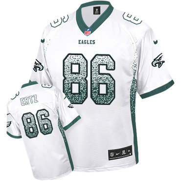 Nike Eagles #86 Zach Ertz White Men's Stitched NFL Elite Drift Fashion Jersey Nike Eagles #86 Zach Ertz White Men's Stitched NFL Elite Drift Fashion Jersey