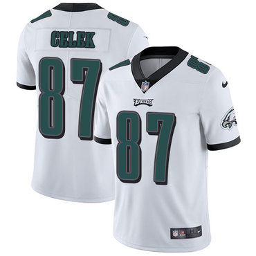 Nike Eagles #87 Brent Celek White Men's Stitched NFL Vapor Untouchable Limited Jersey Nike Eagles #87 Brent Celek White Men's Stitched NFL Vapor Untouchable Limited Jersey