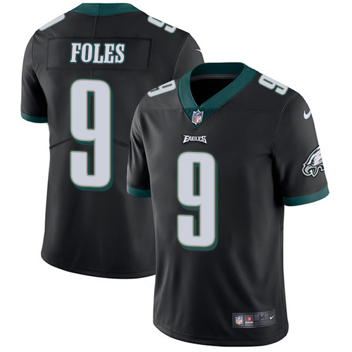 Nike Eagles #9 Nick Foles Black Alternate Men's Stitched NFL Vapor Untouchable Limited Jersey Nike Eagles #9 Nick Foles Black Alternate Men's Stitched NFL Vapor Untouchable Limited Jersey