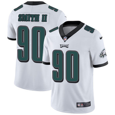 Nike Eagles #90 Marcus Smith II White Men's Stitched NFL Vapor Untouchable Limited Jersey Nike Eagles #90 Marcus Smith II White Men's Stitched NFL Vapor Untouchable Limited Jersey