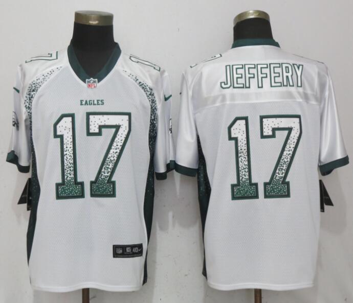 Nike Eagles 17 Alshon Jeffery White Drift Fashion Elite Jersey