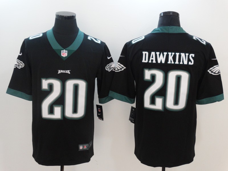 Nike Eagles 20 Brian Dawkins Black Vapor Untouchable Player Limited Jersey