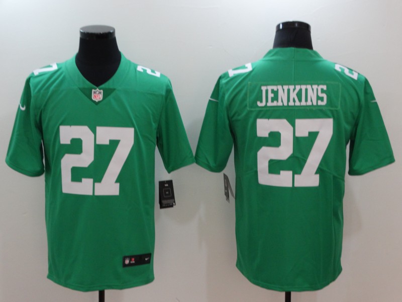 Nike Eagles 27 Malcolm Jenkins Green Throwback Vapor Untouchable Player Limited Jersey
