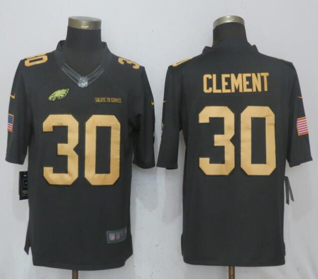 Nike Eagles 30 Corey Clement Anthracite Gold Salute To Service Limited Jersey Nike Eagles 30 Corey Clement Anthracite Gold Salute To Service Limited Jersey