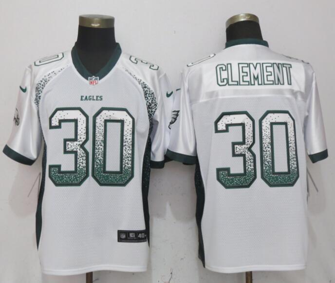 Nike Eagles 30 Corey Clement White Drift Fashion Elite Jersey
