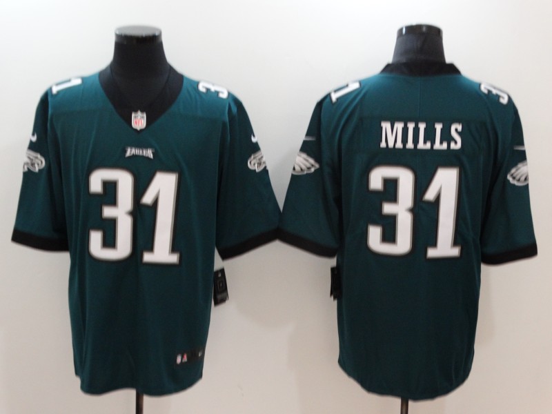 Nike Eagles 31 Jalen Mills Green Vapor Untouchable Player Limited Jersey