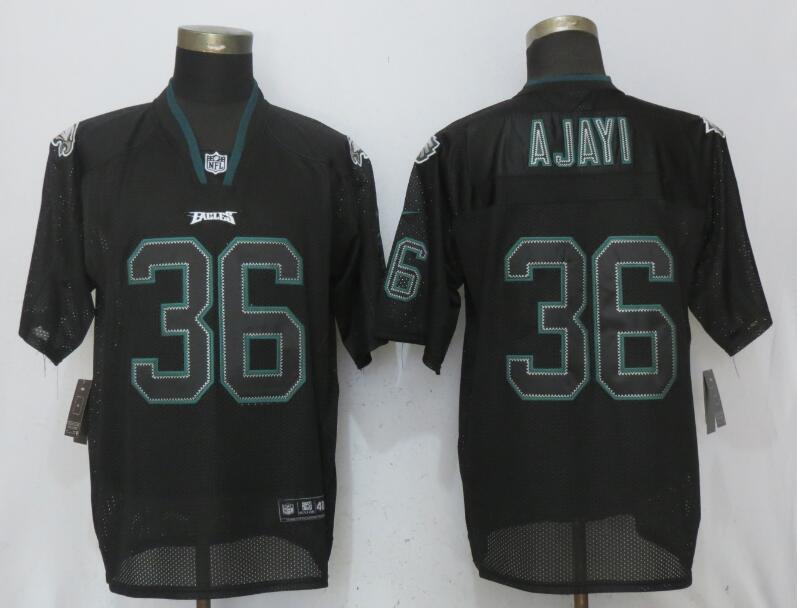 Nike Eagles 36 Jay Ajayi Black Lights Out Elite Jersey Nike Eagles 36 Jay Ajayi Black Lights Out Elite Jersey