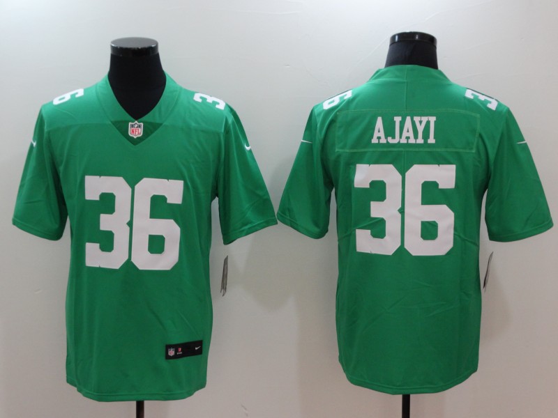 Nike Eagles 36 Jay Ajayi Green Throwback Vapor Untouchable Player Limited Jersey