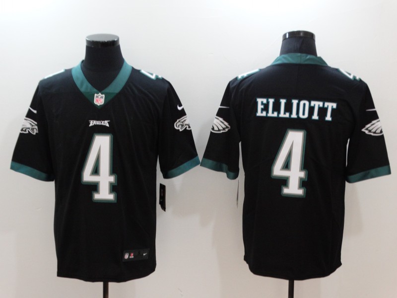 Nike Eagles 4 Jake Elliott Black Vapor Untouchable Player Limited Jersey