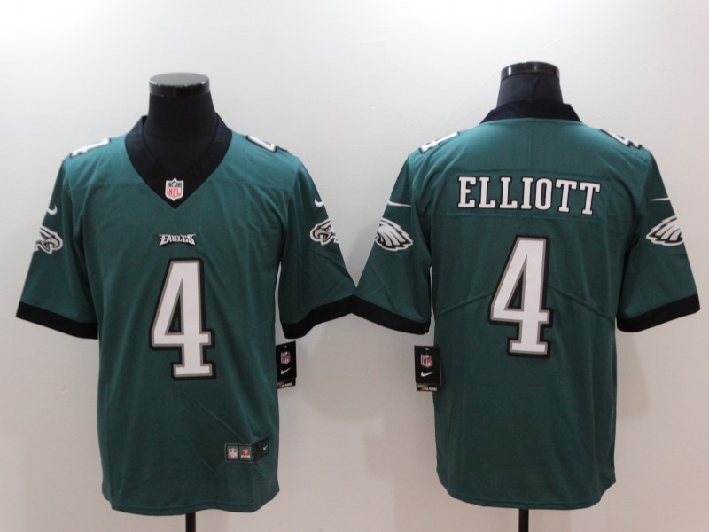 Nike Eagles 4 Jake Elliott Green Vapor Untouchable Player Limited Jersey