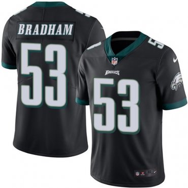 Nike Eagles 53 Nigel Bradham Black Vapor Untouchable Player Limited Jersey Nike Eagles 53 Nigel Bradham Black Vapor Untouchable Player Limited Jersey