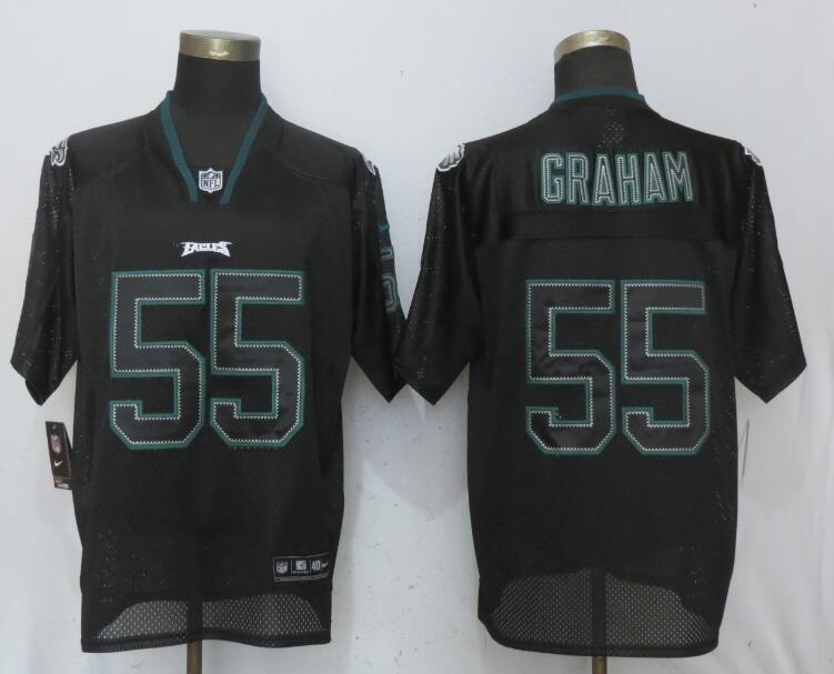 Nike Eagles 55 Brandon Graham Black Lights Out Elite Jersey Nike Eagles 55 Brandon Graham Black Lights Out Elite Jersey