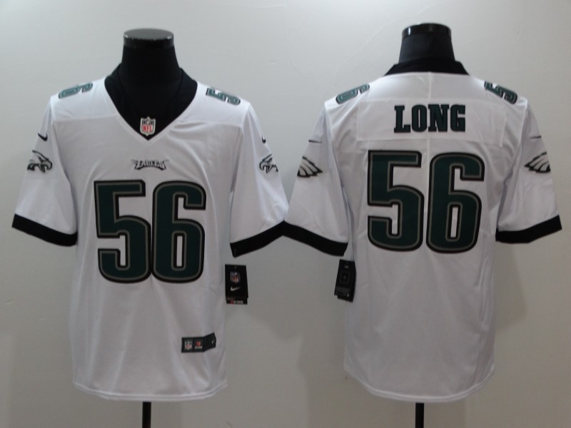 Nike Eagles 56 Chris Long White Vapor Untouchable Player Limited Jersey
