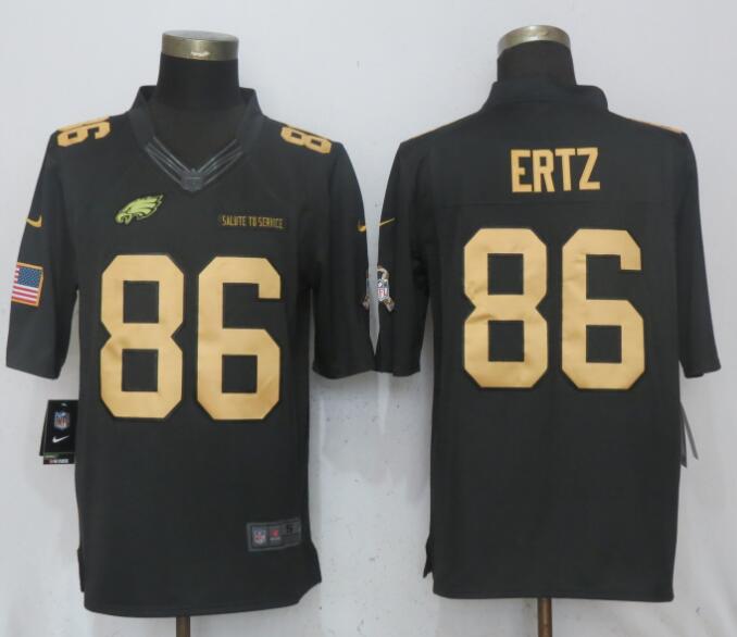 Nike Eagles 86 Zach Ertz Anthracite Gold Salute To Service Limited Jersey Nike Eagles 86 Zach Ertz Anthracite Gold Salute To Service Limited Jersey