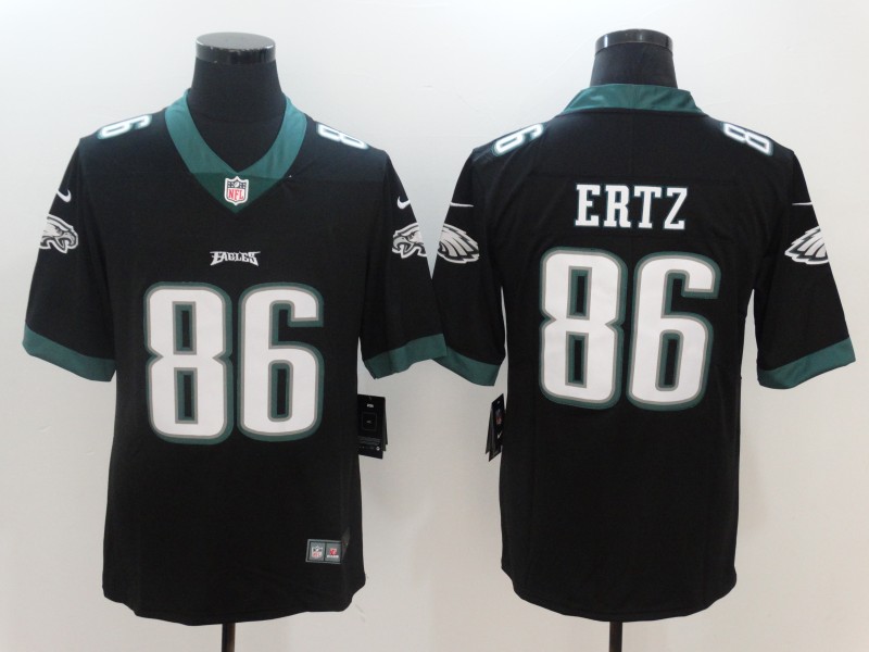 Nike Eagles 86 Zach Ertz Black Vapor Untouchable Player Limited Jersey
