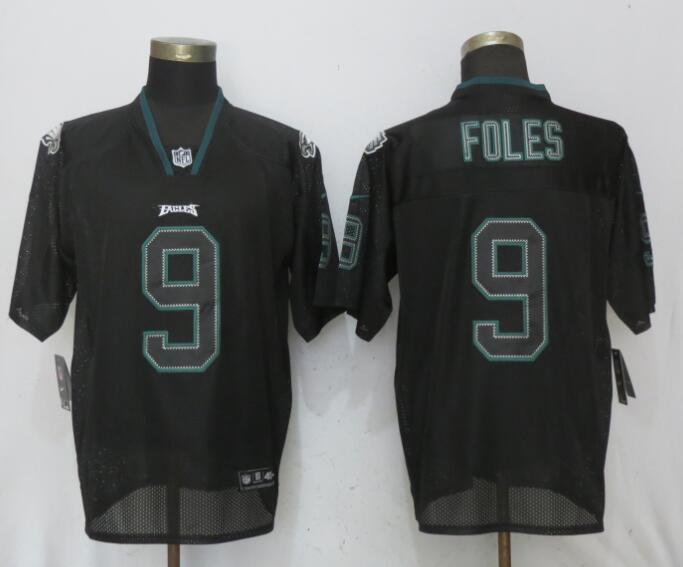 Nike Eagles 9 Nick Foles Black Lights Out Elite Jersey Nike Eagles 9 Nick Foles Black Lights Out Elite Jersey