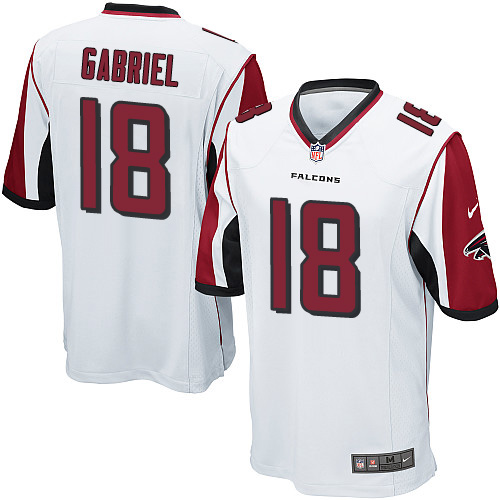 Nike Falcons #18 Taylor Gabriel White Youth Stitched NFL Elite Jersey