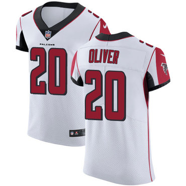 Nike Falcons #20 Isaiah Oliver White Men's Stitched NFL Vapor Untouchable Elite Jersey Nike Falcons #20 Isaiah Oliver White Men's Stitched NFL Vapor Untouchable Elite Jersey