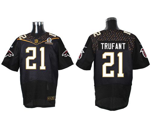 Nike Falcons #21 Desmond Trufant Black 2016 Pro Bowl Men's Stitched NFL Elite Jersey Nike Falcons #21 Desmond Trufant Black 2016 Pro Bowl Men's Stitched NFL Elite Jersey