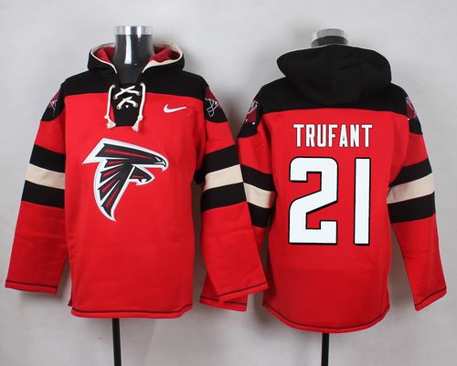 Nike Falcons #21 Desmond Trufant Red Player Pullover NFL Nike Falcons #21 Desmond Trufant Red Player Pullover NFL