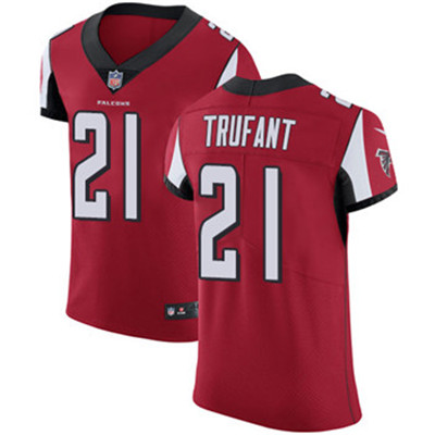 Nike Falcons #21 Desmond Trufant Red Team Color Men's Stitched NFL Vapor Untouchable Elite Jersey Nike Falcons #21 Desmond Trufant Red Team Color Men's Stitched NFL Vapor Untouchable Elite Jersey
