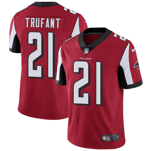 Nike Falcons #21 Desmond Trufant Red Team Color Youth Stitched NFL Vapor Untouchable Limited Jersey Nike Falcons #21 Desmond Trufant Red Team Color Youth Stitched NFL Vapor Untouchable Limited Jersey