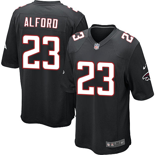 Nike Falcons #23 Robert Alford Black Alternate Youth Stitched NFL Elite Jersey