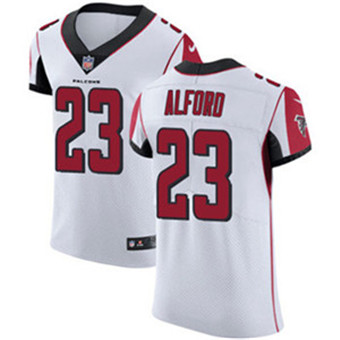 Nike Falcons #23 Robert Alford White Men's Stitched NFL Vapor Untouchable Elite Jersey Nike Falcons #23 Robert Alford White Men's Stitched NFL Vapor Untouchable Elite Jersey