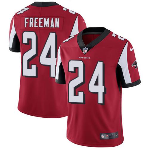 Nike Falcons #24 Devonta Freeman Red Team Color Youth Stitched NFL Vapor Untouchable Limited Jersey Nike Falcons #24 Devonta Freeman Red Team Color Youth Stitched NFL Vapor Untouchable Limited Jersey