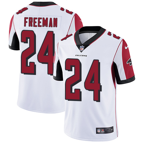 Nike Falcons #24 Devonta Freeman White Men's Stitched NFL Vapor Untouchable Limited Jersey Nike Falcons #24 Devonta Freeman White Men's Stitched NFL Vapor Untouchable Limited Jersey